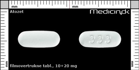 filmovertrukne tabletter 10+20 mg 