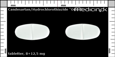 tabletter 8+12,5 mg 