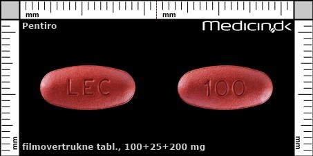 filmovertrukne tabletter 100+25+200 mg 
