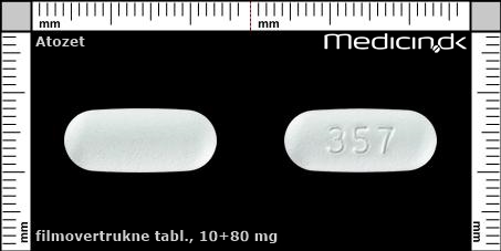 filmovertrukne tabletter 10+80 mg 