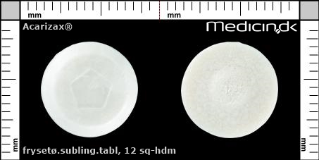 Frysetørret sublingual tablet 12 SQ-HDM 