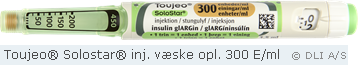 Toujeo® Solostar® inj. væske opl. 300 E/ml