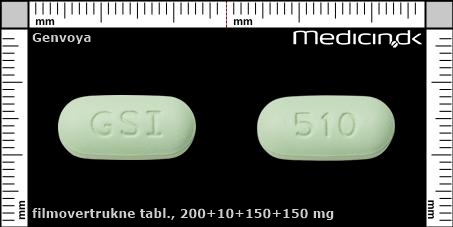 filmovertrukne tabletter 200+10+150+150 mg 