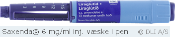 Saxenda® 6 mg/ml inj. væske i pen