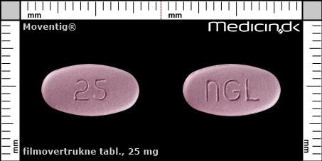 filmovertrukne tabletter 25 mg 