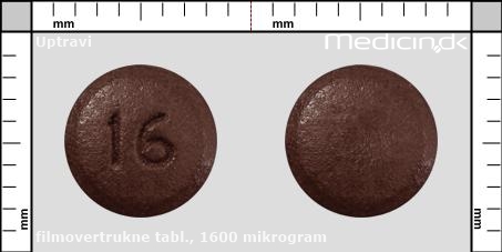 filmovertrukne tabletter 1600 mikrogram 