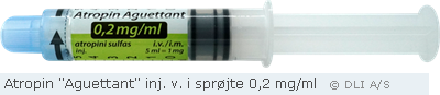 Atropin "Aguettant" inj. v. i sprøjte 0,2 mg/ml