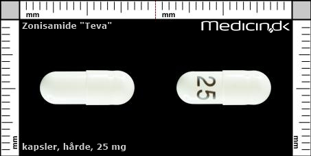 hårde kapsler 25 mg 