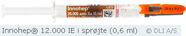 Innohep® 12.000 IE i sprøjte (0,6 ml)