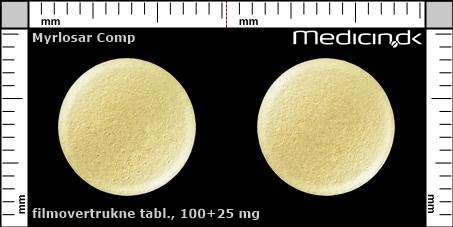 filmovertrukne tabletter 100+25 mg 