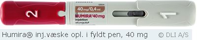 Humira® inj.væske opl. i fyldt pen, 40 mg