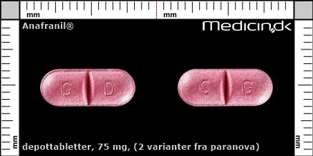 depottabletter 75 mg (2 varianter fra Paranova)