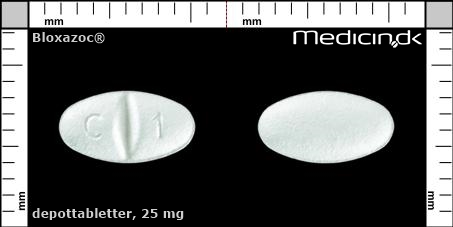 depottabletter 25 mg 