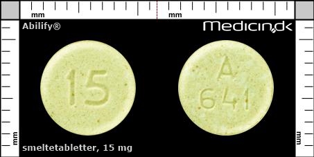 smeltetabletter 15 mg 