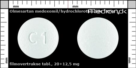 filmovertrukne tabletter 20+12,5 mg 