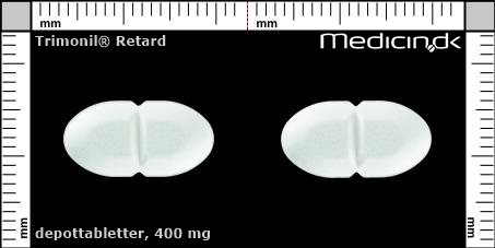 depottabletter 400 mg 