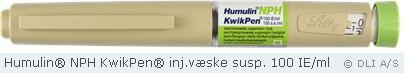 Humulin® NPH KwikPen® inj.væske susp. 100 IE/ml