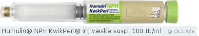 Humulin® NPH KwikPen® inj.væske susp. 100 IE/ml