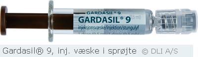 Gardasil® 9, inj. væske i sprøjte
