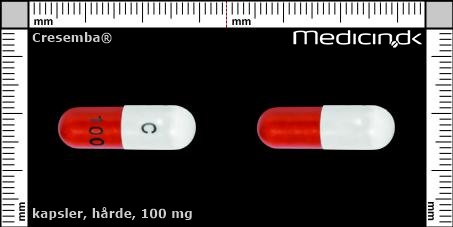 hårde kapsler 100 mg 