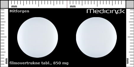 filmovertrukne tabletter 850 mg 