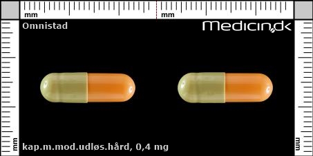 kapsler med modificeret udløsning 0,4 mg 