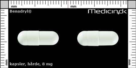 hårde kapsler 8 mg 