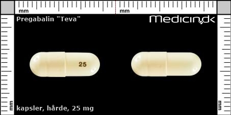 hårde kapsler 25 mg 