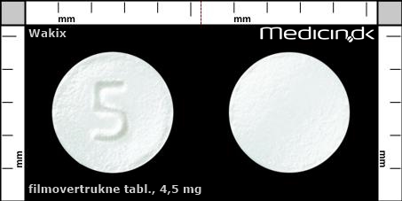 filmovertrukne tabletter 4,5 mg 