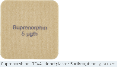 Buprenorphine "TEVA" depotplaster 5 mikrog/time