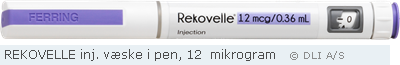 REKOVELLE inj. væske i pen, 12  mikrogram