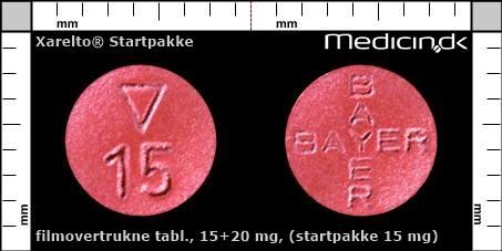 filmovertrukne tabletter 15+20 mg (Startpakke 15 mg)