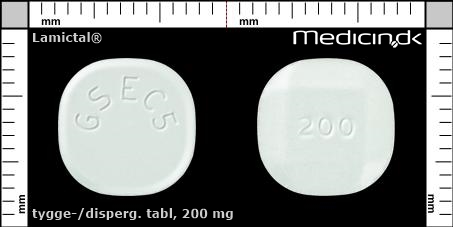 Tygge-/dispergibel tablet 200 mg 