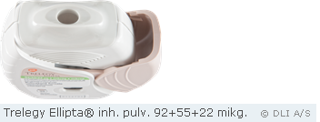 Trelegy Ellipta® inh. pulv. 92+55+22 mikg.