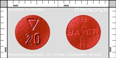 filmovertrukne tabletter 15+20 mg (Startpakke 20 mg)