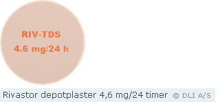 Rivastor depotplaster 4,6 mg/24 timer
