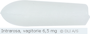Intrarosa, vagitorie 6,5 mg
