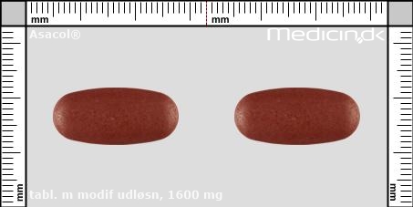 tabletter med modificeret udløsning 1600 mg 
