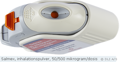 Salmex, inhalationspulver, 50/500 mikrogram/dosis