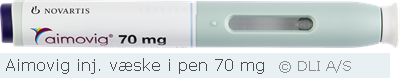 Aimovig inj. væske i pen 70 mg