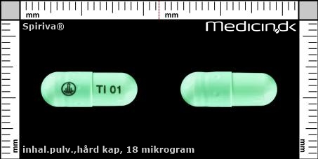 inhalationspulver, kapsler 18 mikrogram 