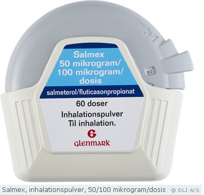Salmex, inhalationspulver, 50/100 mikrogram/dosis