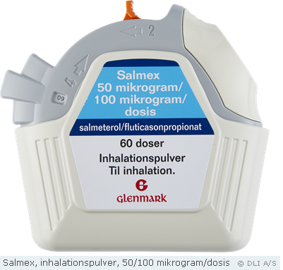 Salmex, inhalationspulver, 50/100 mikrogram/dosis