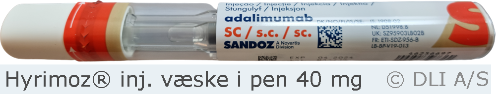 Hyrimoz® inj. væske i pen 40 mg