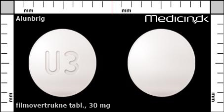 filmovertrukne tabletter 30 mg 