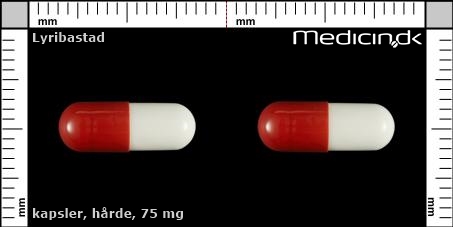 hårde kapsler 75 mg 