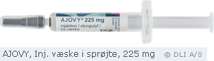 AJOVY, Inj. væske i sprøjte, 225 mg