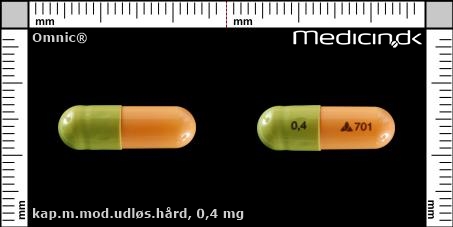 kapsler med modificeret udløsning 0,4 mg 