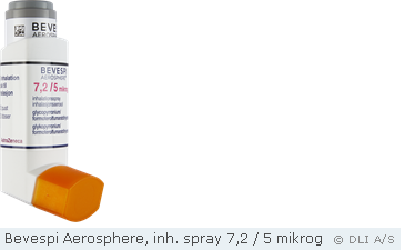 Bevespi Aerosphere, inh. spray 7,2 / 5 mikrog
