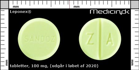 tabletter 100 mg (udgår i løbet af 2020)